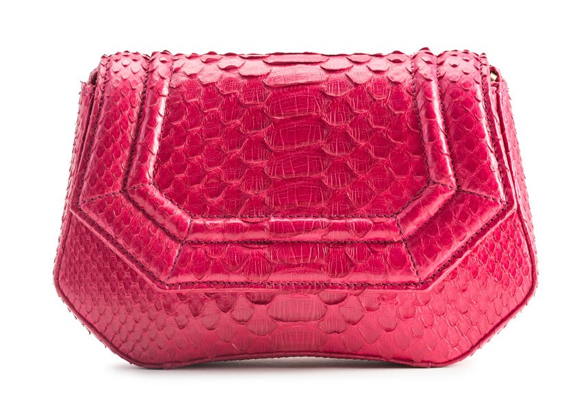 Aleksandra Badura - Small Leather Goods - Business Card Holder in Calfskin  - Pink - Luxury High Quality - Avvenice