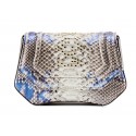 Aleksandra Badura - Etoile Mini Bag - Python Shoulder Bag - Grey & Iris - Luxury High Quality Leather Bag