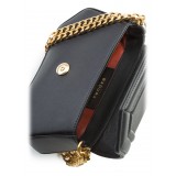 Aleksandra Badura - Etoile Mini Bag - Calfskin Shoulder Bag - Onyx - Luxury High Quality Leather Bag