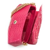 Aleksandra Badura - Etoile Mini Bag - Borsa a Tracolla in Pitone - Fucsia - Borsa in Pelle di Alta Qualità Luxury