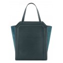 Aleksandra Badura - Clio Bag - Calfskin Bag - Teal - Luxury High Quality Leather Bag