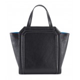 Aleksandra Badura - Clio Mini Bag - Borsa Shopper in Capra - Onyx - Borsa in Pelle di Alta Qualità Luxury