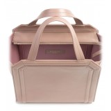 Aleksandra Badura - Clio Mini Bag - Calfskin Shopper Bag - Blush - Luxury High Quality Leather Bag