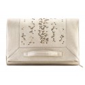 Aleksandra Badura - Privee Clutch - Buffalo Envelope Clutch - Champagne Gold - Luxury High Quality Leather Bag