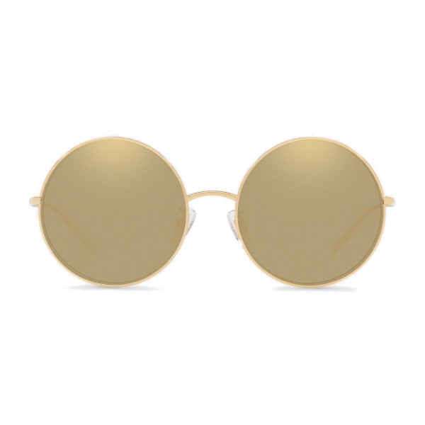 dolce and gabbana gold glasses