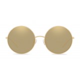 Dolce & Gabbana - Occhiali da Sole Rotondi Gold Plated - Oro Placcato - Dolce & Gabbana Eyewear