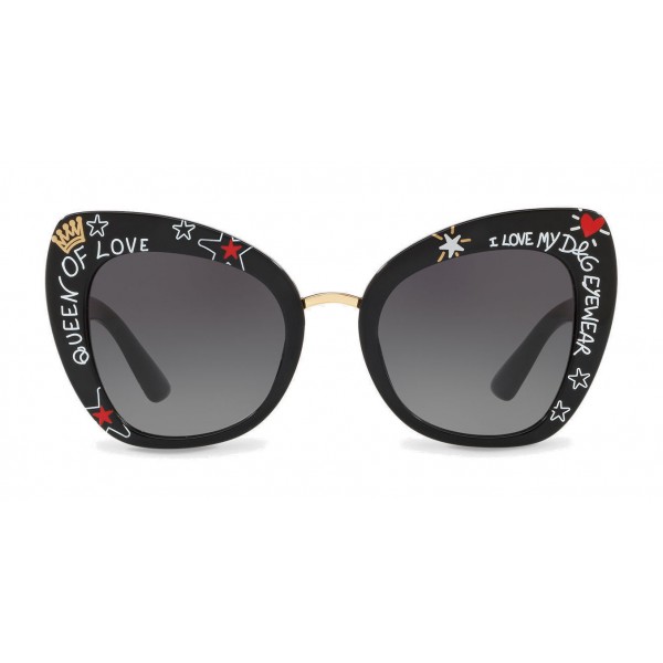 Dolce & Gabbana - Butterfly Sunglasses in Acetate Print Graffiti - Dolce & Gabbana Eyewear