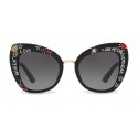Dolce & Gabbana - Occhiale da Sole Butterfly in Acetato Stampa Graffiti - Dolce & Gabbana Eyewear