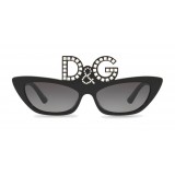 Dolce & Gabbana - Occhiale da Sole Cat-Eye Impreziosito da Cristalli - Dolce & Gabbana Eyewear