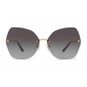 Dolce & Gabbana - Butterfly Sunglasses with Metallic Details - Brilliant Rose Gold - Dolce & Gabbana Eyewear