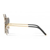 Dolce & Gabbana - Occhiale da Sole in Metallo Ispirazione Fiore - Oro - Dolce & Gabbana Eyewear