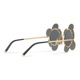 Dolce & Gabbana - Occhiale da Sole in Metallo Ispirazione Fiore - Oro - Dolce & Gabbana Eyewear