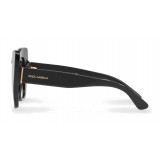 Dolce & Gabbana - Butterfly Sunglasses in Acetate - Black - Dolce & Gabbana Eyewear