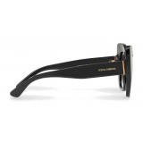 Dolce & Gabbana - Butterfly Sunglasses in Acetate - Black - Dolce & Gabbana Eyewear