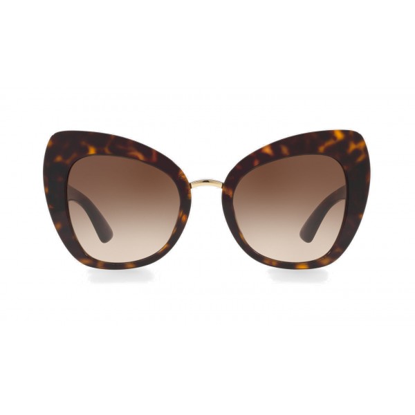 Dolce & Gabbana - Occhiale da Sole Butterfly in Acetato - Havana - Dolce & Gabbana Eyewear
