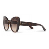 Dolce & Gabbana - Butterfly Sunglasses in Acetate - Havana - Dolce & Gabbana Eyewear