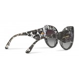 Dolce & Gabbana - Occhiale da Sole Cat-Eye in Pizzo Acetato - Pizzo Nero Sfumato - Dolce & Gabbana Eyewear