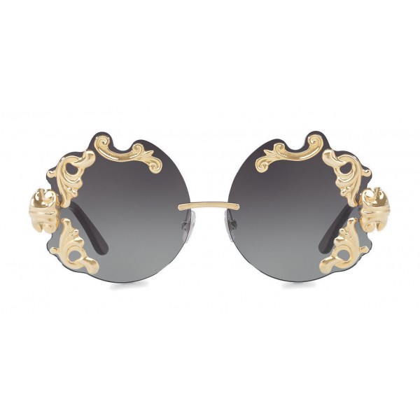 Dolce & Gabbana - Occhiale da Sole con Applicazioni Barocche - Decorazioni Barocche - Dolce & Gabbana Eyewear