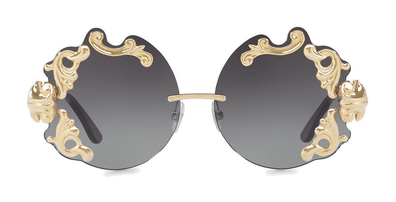 Dolce & Gabbana - Sunglasses with Baroque Applications - Baroque  Decorations - Dolce & Gabbana Eyewear - Avvenice