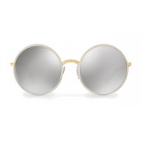 Dolce & Gabbana - Occhiali da Sole Vintage in Metallo - Argento Oro - Dolce & Gabbana Eyewear