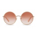 Dolce & Gabbana - Occhiali da Sole Vintage in Metallo - Oro Rosa - Dolce & Gabbana Eyewear