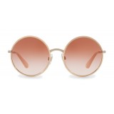 Dolce & Gabbana - Occhiali da Sole Vintage in Metallo - Oro Rosa - Dolce & Gabbana Eyewear