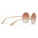 Dolce & Gabbana - Occhiali da Sole Vintage in Metallo - Oro Rosa - Dolce & Gabbana Eyewear