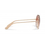 Dolce & Gabbana - Vintage Metal Sunglasses - Rose Gold - Dolce & Gabbana Eyewear