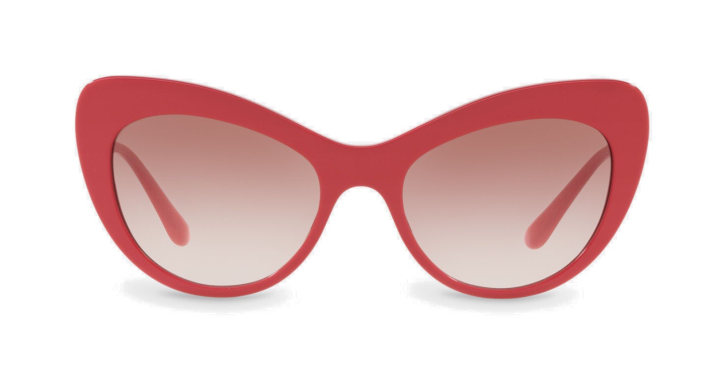 dolce and gabbana red cat eye sunglasses