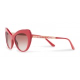 Dolce & Gabbana - Occhiali da Sole Occhiali da Sole Cat-Eye con Cristalli - Fucsia - Dolce & Gabbana Eyewear