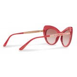 Dolce & Gabbana - Occhiali da Sole Occhiali da Sole Cat-Eye con Cristalli - Fucsia - Dolce & Gabbana Eyewear