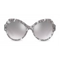 Dolce & Gabbana - Acetate Butterfly Sunglass - Rifile Gun Lace - Dolce & Gabbana Eyewear