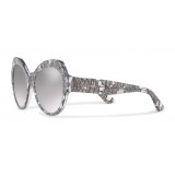 Dolce & Gabbana - Occhiale da Sole Butterfly in Acetato - Pizzo Canna di Fucile - Dolce & Gabbana Eyewear