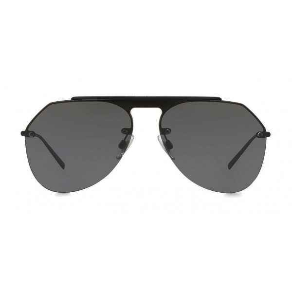 Dolce & Gabbana - Occhiale da Sole Pilot in Metallo - Nero Opaco - Dolce & Gabbana Eyewear