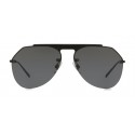 Dolce & Gabbana - Pilot Sunglasses in Metal - Black Matt - Dolce & Gabbana Eyewear