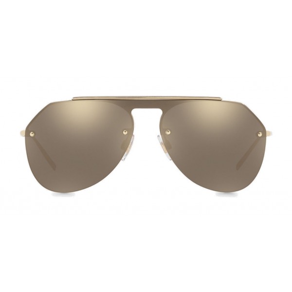 Dolce & Gabbana - Pilot Sunglasses in Metal - Shiny Gold - Dolce & Gabbana Eyewear