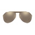 Dolce & Gabbana - Occhiale da Sole Pilot in Metallo - Oro Lucido - Dolce & Gabbana Eyewear