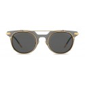 Dolce & Gabbana - Panthos Sunglasses with Metal Structure - Black and Shiny Gold - Dolce & Gabbana Eyewear