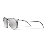 Dolce & Gabbana - Panthos Sunglasses with Metal Structure - Mirror Gray - Dolce & Gabbana Eyewear