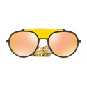 Dolce & Gabbana - Occhiale da Sole in Metallo con Banda in Tessuto - Giallo - Dolce & Gabbana Eyewear