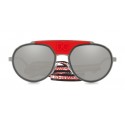 Dolce & Gabbana - Occhiale da Sole in Metallo con Banda in Tessuto - Rosso - Dolce & Gabbana Eyewear