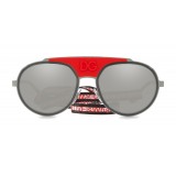 Dolce & Gabbana - Sunglasses in Metal with Fabric Band - Red - Dolce & Gabbana Eyewear