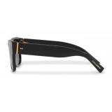 Dolce & Gabbana - Square Sunglasses in Acetate - Black - Dolce & Gabbana Eyewear