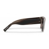 Dolce & Gabbana - Occhiale da Sole Squadrato in Acetato - Grigio Rigato - Dolce & Gabbana Eyewear