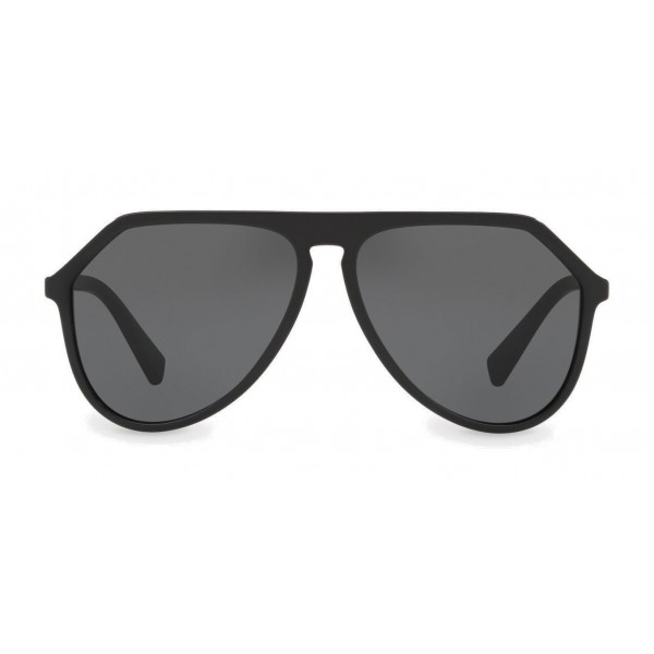 Dolce & Gabbana - Pilot Acetate Sunglasses with Key Bridge - Black - Dolce & Gabbana Eyewear