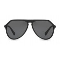 Dolce & Gabbana - Pilot Acetate Sunglasses with Key Bridge - Black - Dolce & Gabbana Eyewear