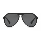 Dolce & Gabbana - Pilot Acetate Sunglasses with Key Bridge - Black - Dolce & Gabbana Eyewear