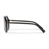 Dolce & Gabbana - Pilot Acetate Sunglasses with Key Bridge - Black - Dolce & Gabbana Eyewear