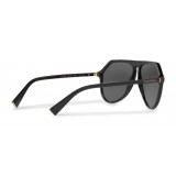 Dolce & Gabbana - Pilot Acetate Sunglasses with Key Bridge - Black - Dolce & Gabbana Eyewear