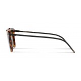 Dolce & Gabbana - Occhiale da Sole Squadrato con Doppio Ponte - Havana Camel - Dolce & Gabbana Eyewear